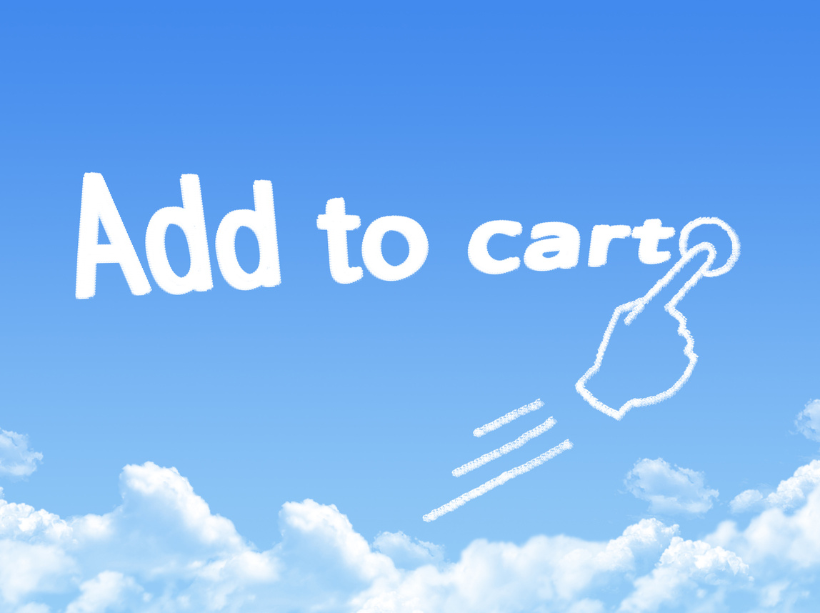 Add to cart message cloud shape